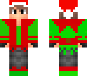 xhispanicgeek christmas skin with hat