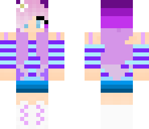 cute purple hair girl edited shirt
