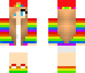 rainbow girl