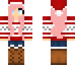 ready and warm for winter edit with pinkish hair