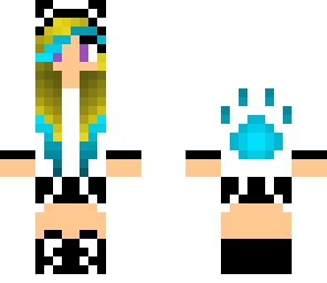 blond haired panda