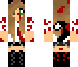 bloody girl kitty