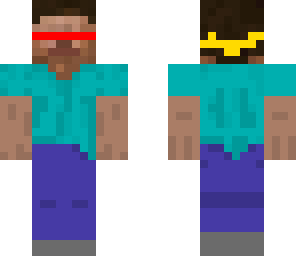 herobrine with cool glassis