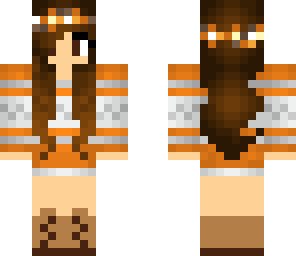 orange sweater girl