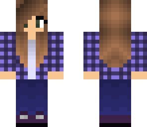 plaid shirt girl me