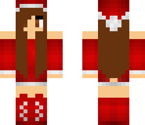 santa girl brunette