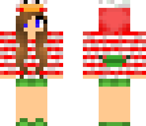 christmas duck girl