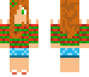 pretty christmas skin