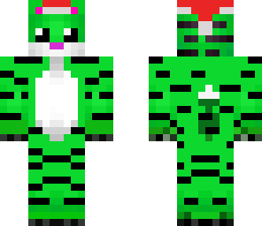 green chrismas tiger