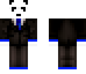 panda with tux and sunglass