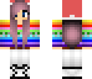santa hat girl