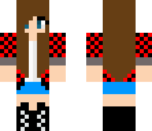 checkered jacket girl