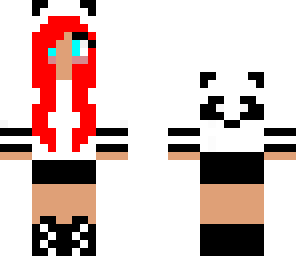 red hair panda