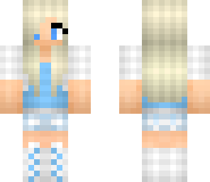 blue girl
