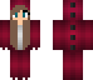 cute red dino girl