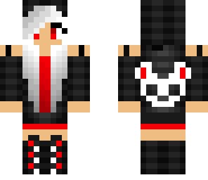emo bear and red girl
