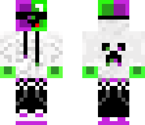 green and purple derpy slime