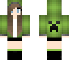 creeper hoodie girl