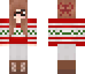 christmas sweater with glasses