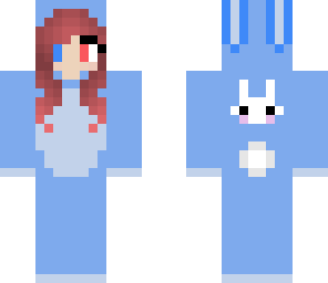 simple girl bunny 