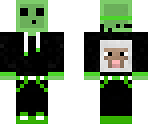 slime in sheep hoodie