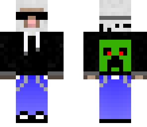 sheep in creeper hoodie