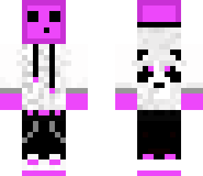 slime in panda hoodie