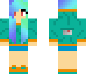 minecraft guardian girl