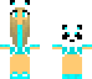 panda cute girl