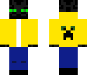 cool enderman green
