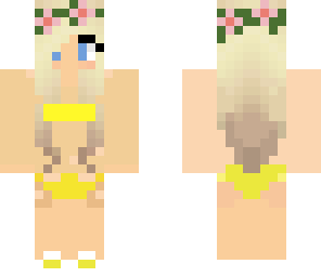 blonde bikini girl