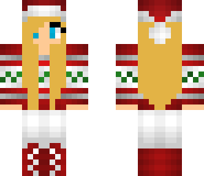 santa blond girl like omg4