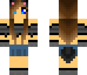 black cat girl