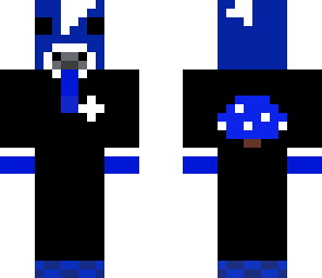 blue business cow
