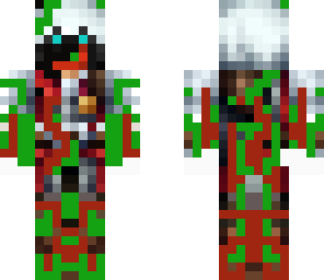 zombie enderman coverd in blood