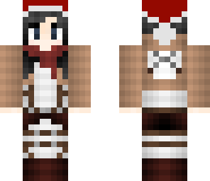 mikasa santa hat edited