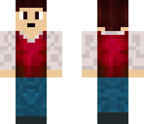teen in a sweater vest