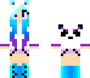 edited panda girl