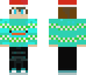 me whid my chrismas hat