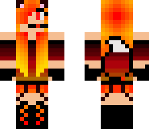 fire wolf girl