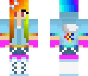 rainbow dash girl