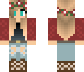 hipster winter girl
