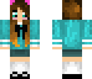 blue girl