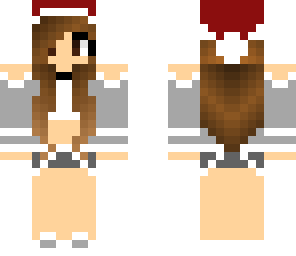 christmas hat girl