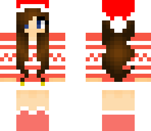 santa girl blue eyes