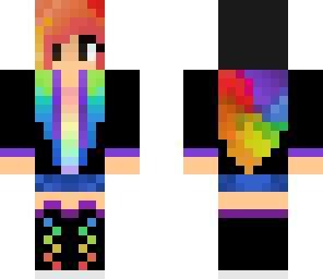 rainbow girl