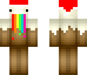 barfing rainbow christmas