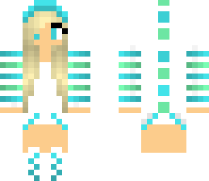 blue dino girl
