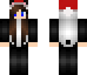 christmas panda girl