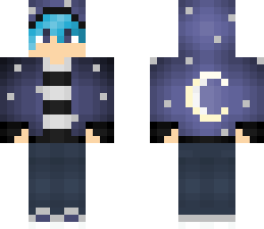 anime boy moon